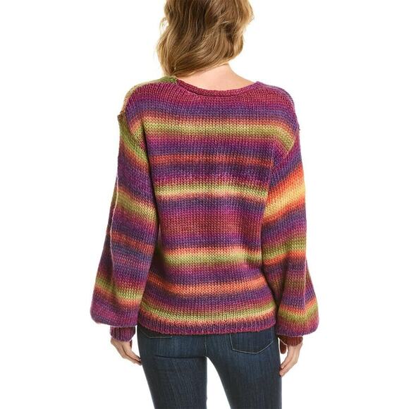 Vince Camuto Women's Roving Wool-Blend Sweater, Purple, US M - Picture 2 of 2